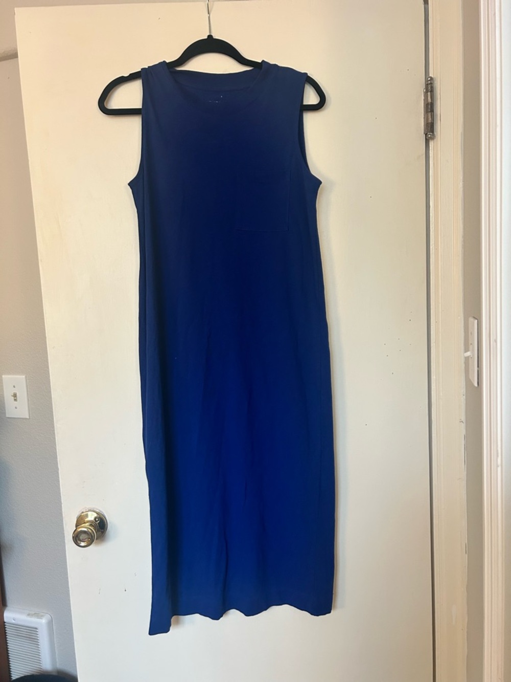 Everlane Royal Blue Sleeveless Maxi Dress
